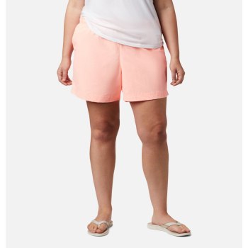 Columbia PFG Backcast Water Plus Size, Pantalones Cortos Rosas Para Mujer | 246735-JDQ